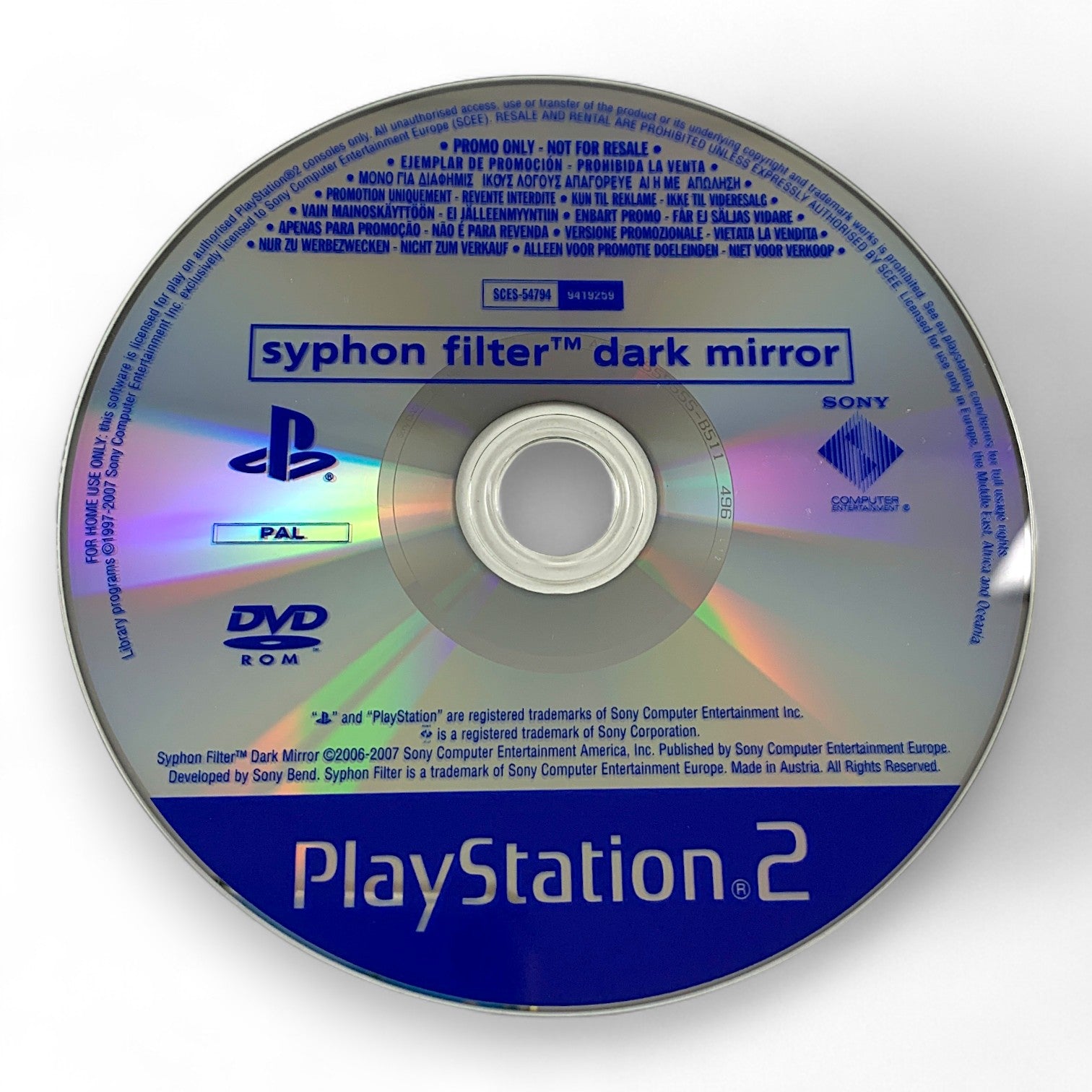 Syphon Filter: Dark Mirror — Promo