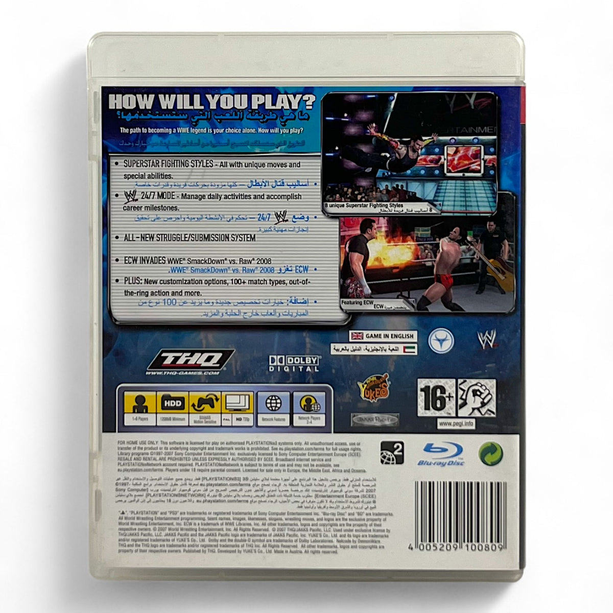 WWE SmackDown vs. RAW 2008: Featuring ECW