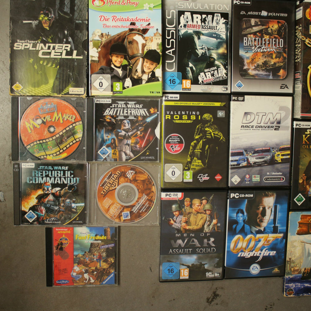 20 Diverse PC Spiele