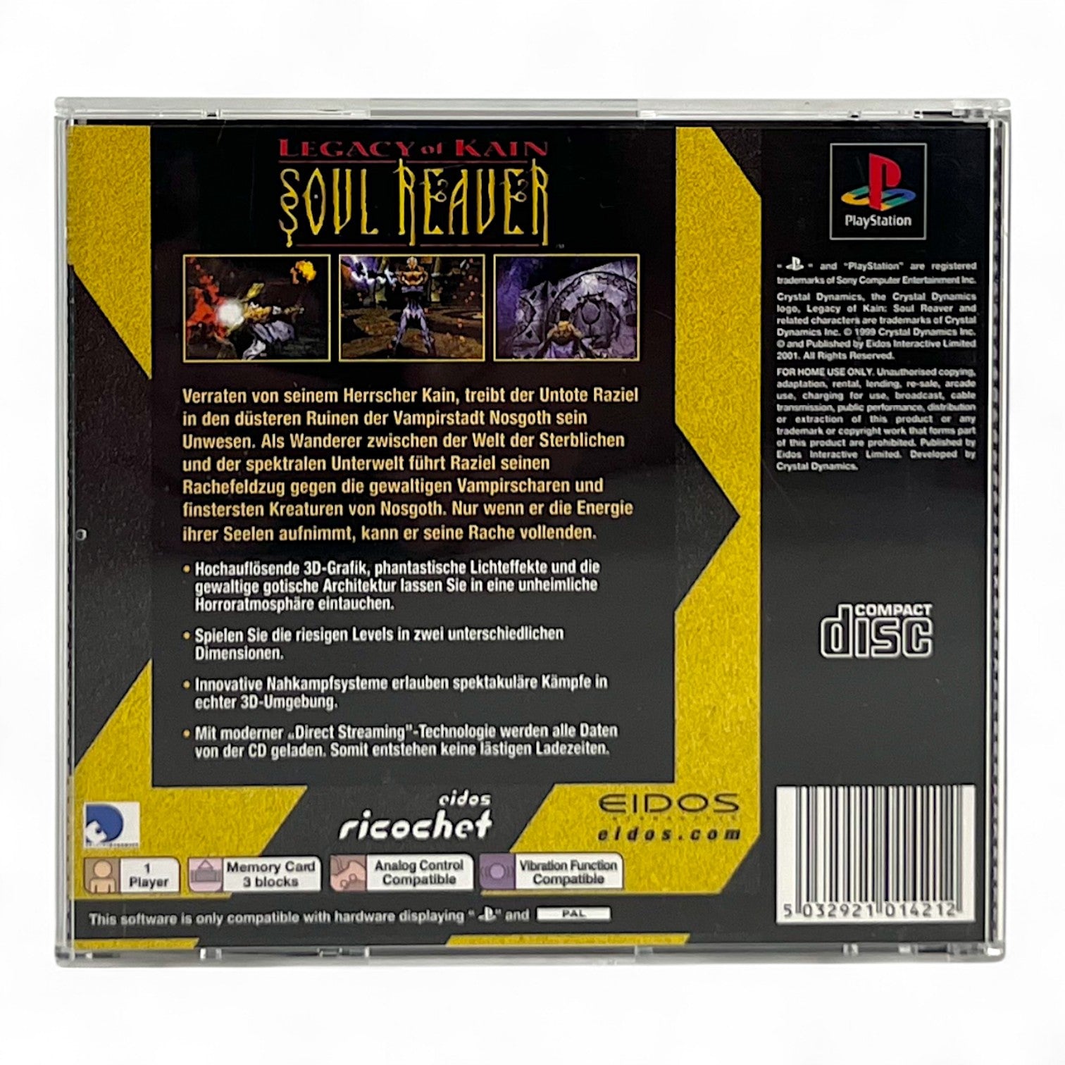 Legacy of Kain: Soul Reaver [Eidos Ricochet] (DE)