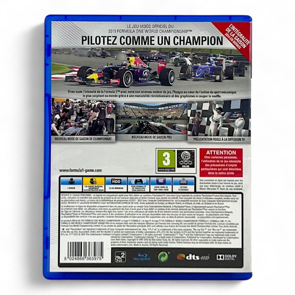 F1 / Formula One 2015 (FR)