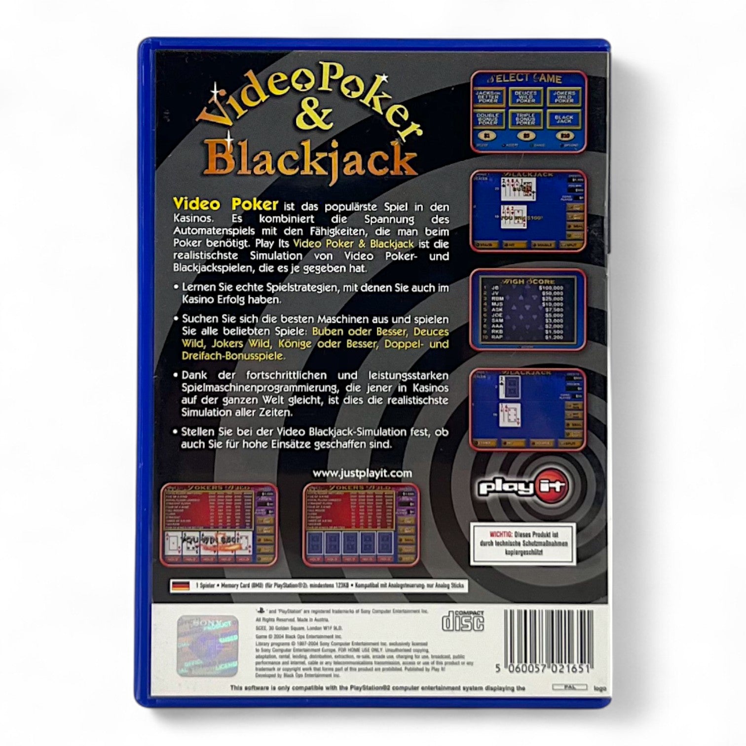 Videopoker & Blackjack (DE)