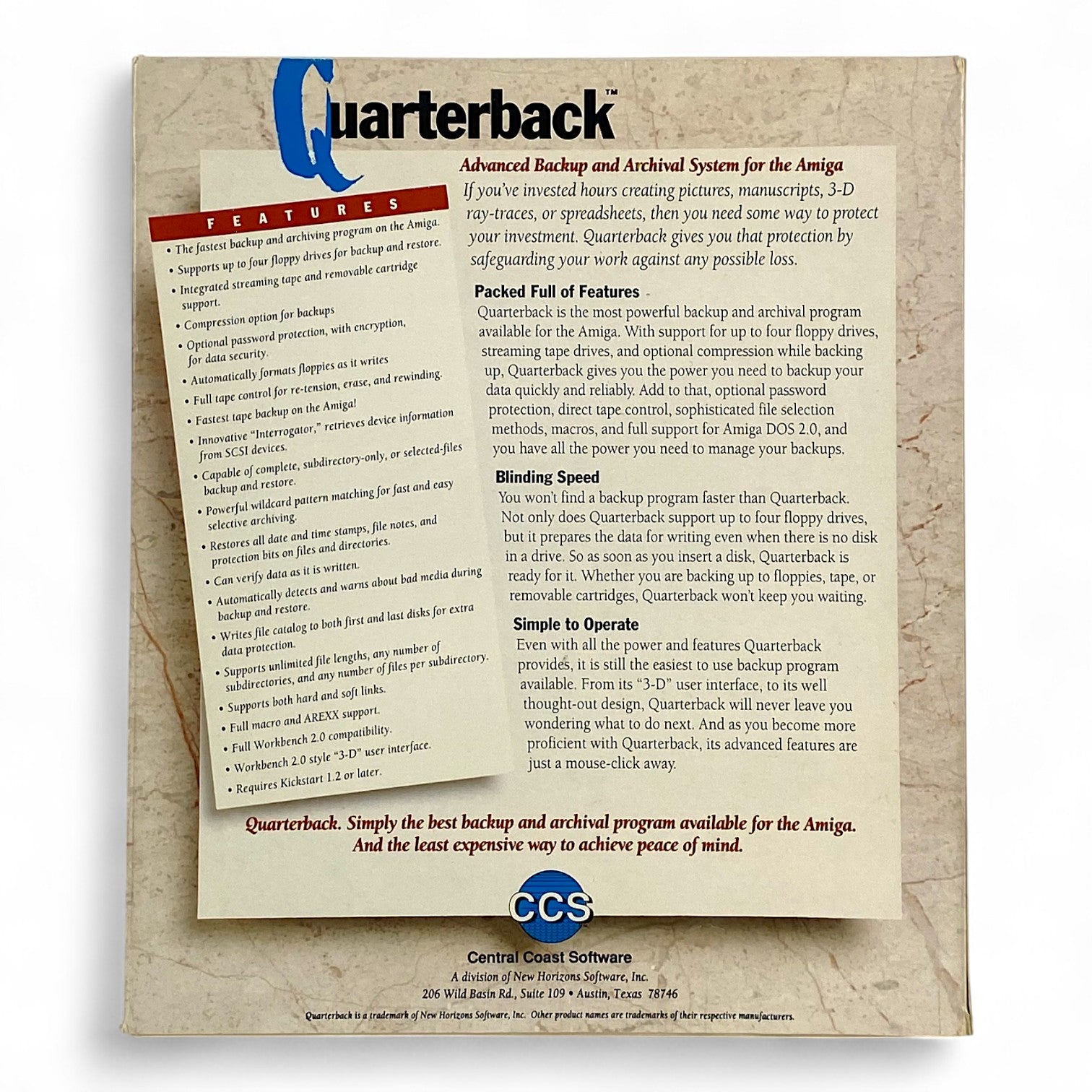 Quarterback — Big Box