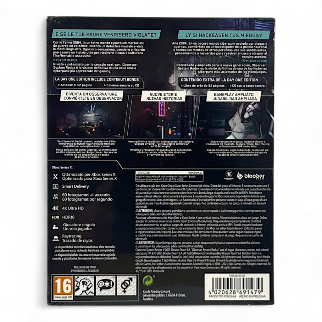 Observer: System Redux D1 Edition (IT)