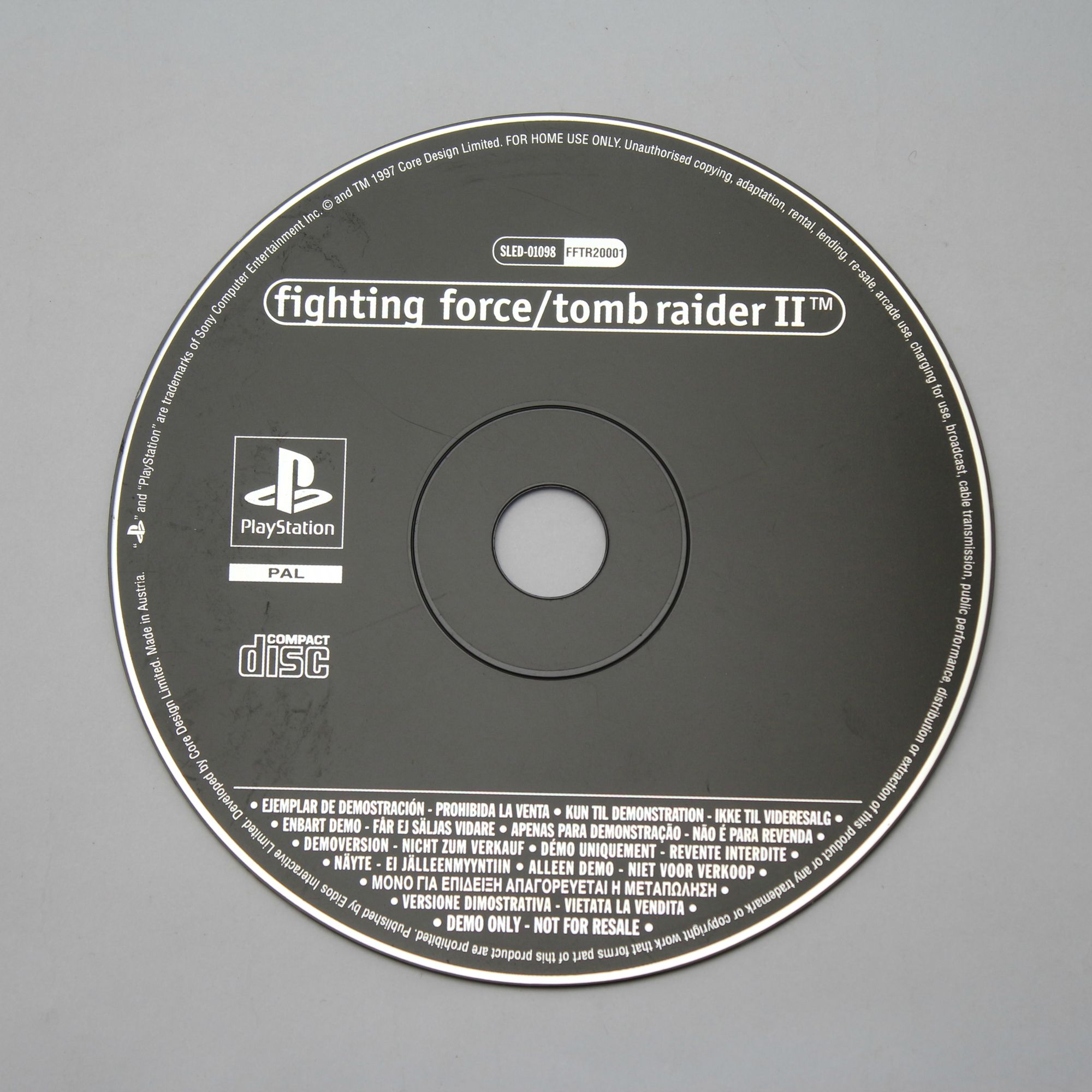 Fighting Force & Tomb Raider II DEMO