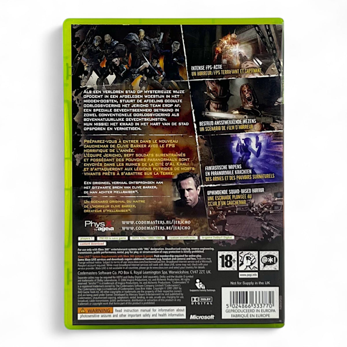 Clive Barker's Jericho (NL)