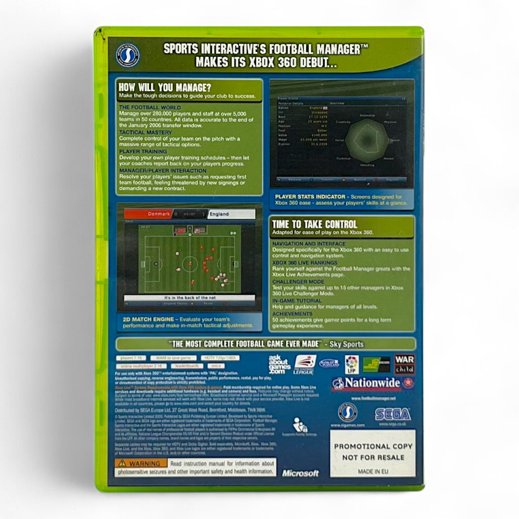 Football Manager 2006 (GB) — Promo
