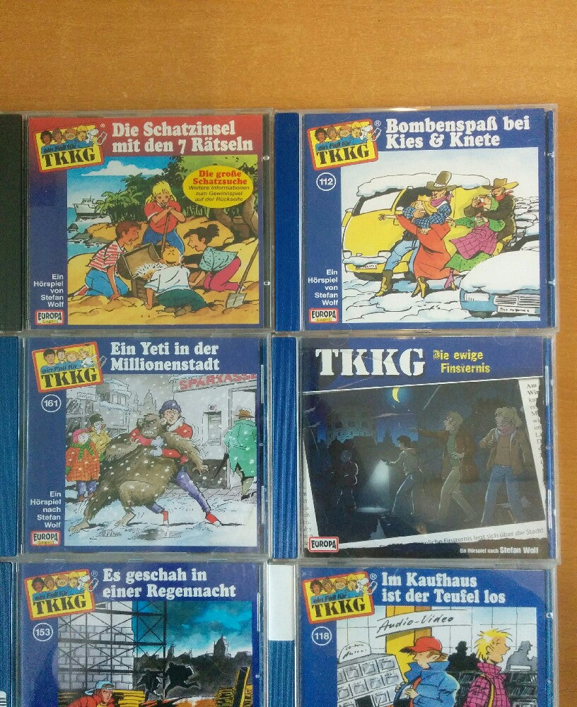 12 TKKG KINDER-CDs, Sammlung, Kids, Jungs, Mädchen - SET 81