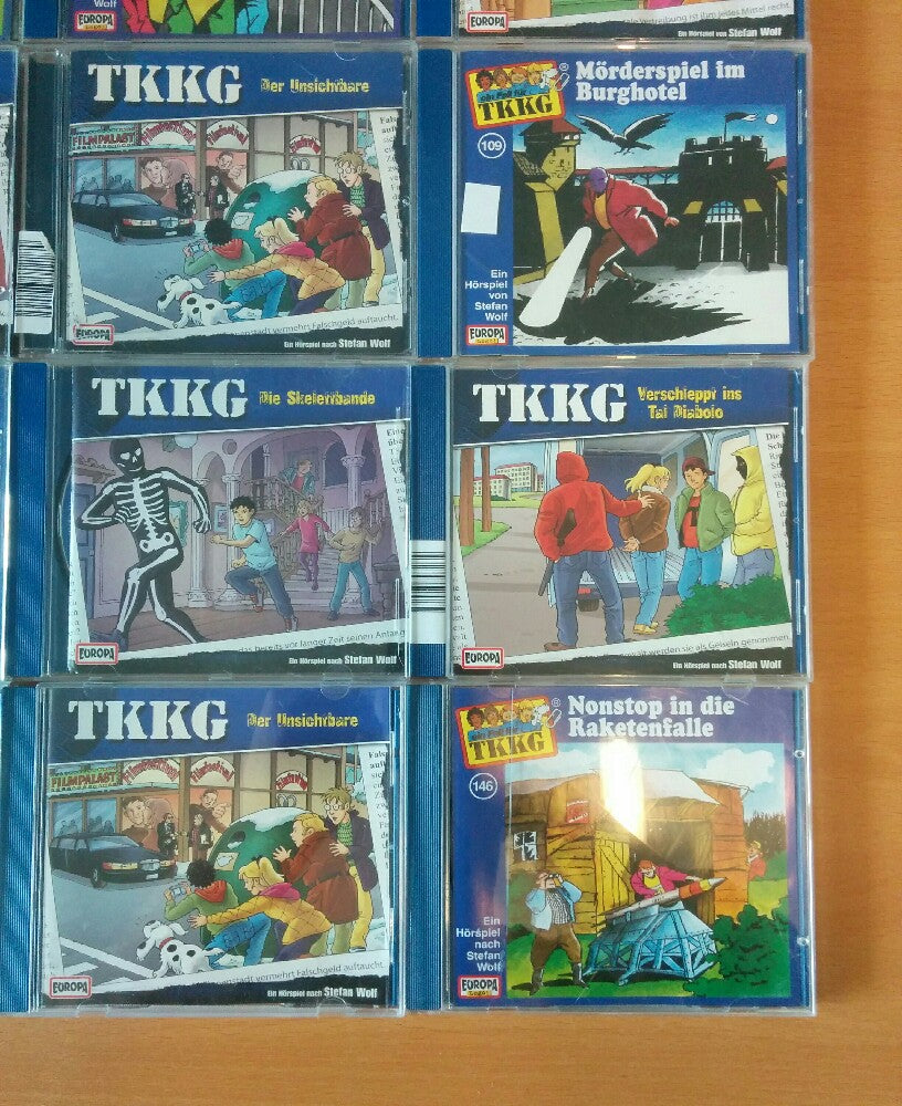 12 TKKG KINDER-CDs, Sammlung, Kids, Jungs, Mädchen - SET 82