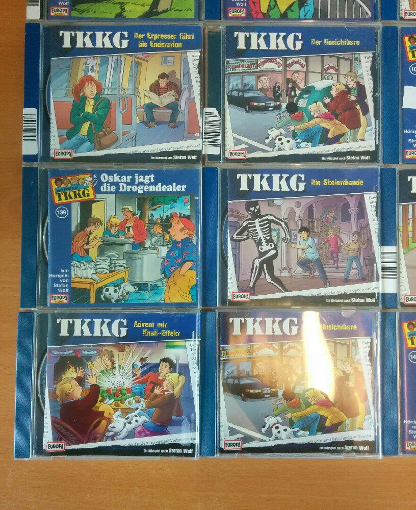 12 TKKG KINDER-CDs, Sammlung, Kids, Jungs, Mädchen - SET 82