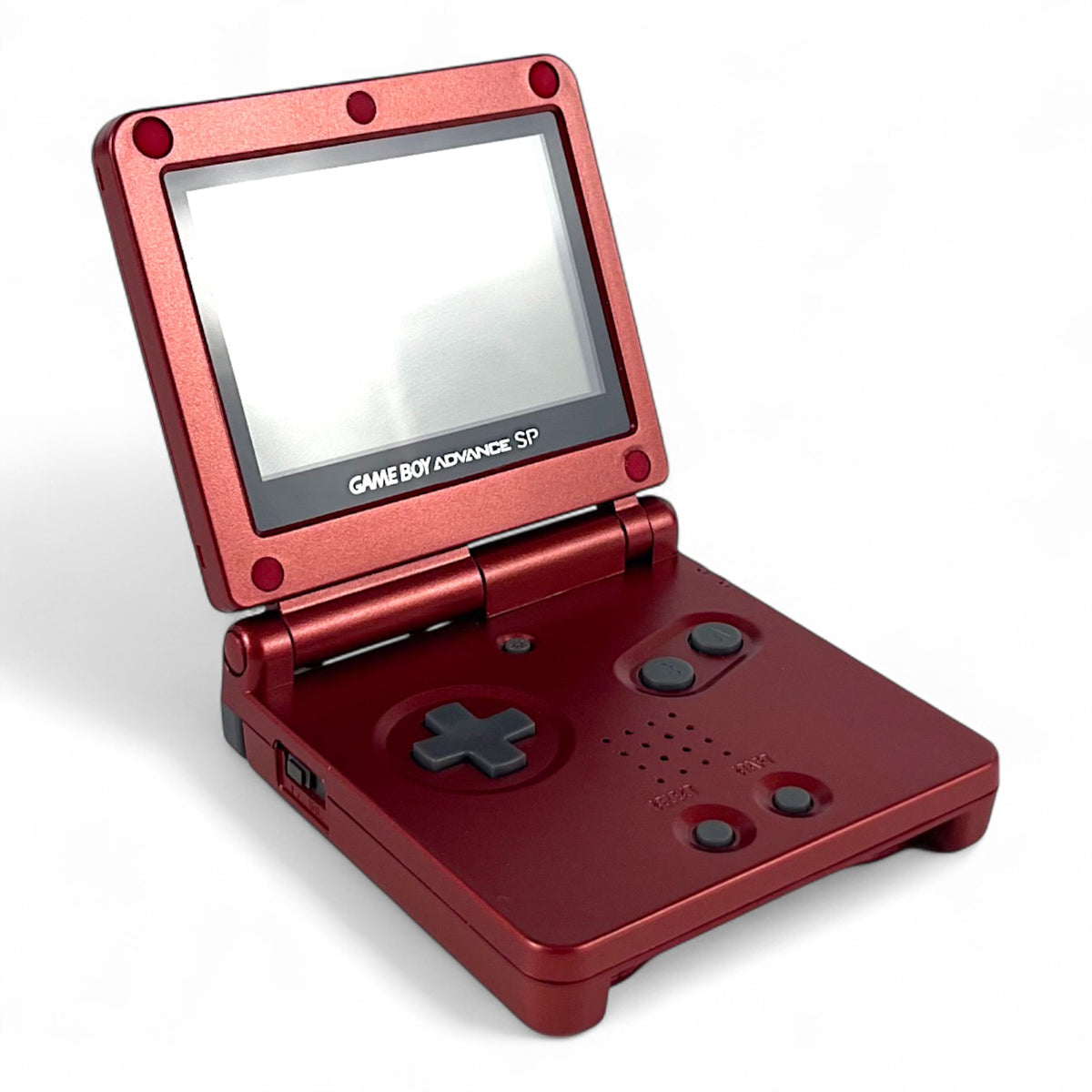 Konsole GBA SP inkl. Netzteil rot / Red Flame
