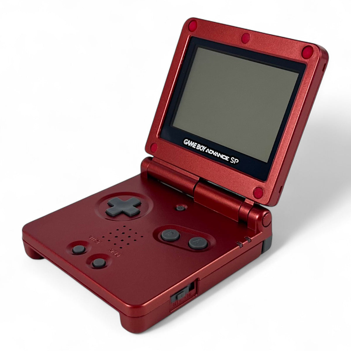 Konsole GBA SP inkl. Netzteil rot / Red Flame