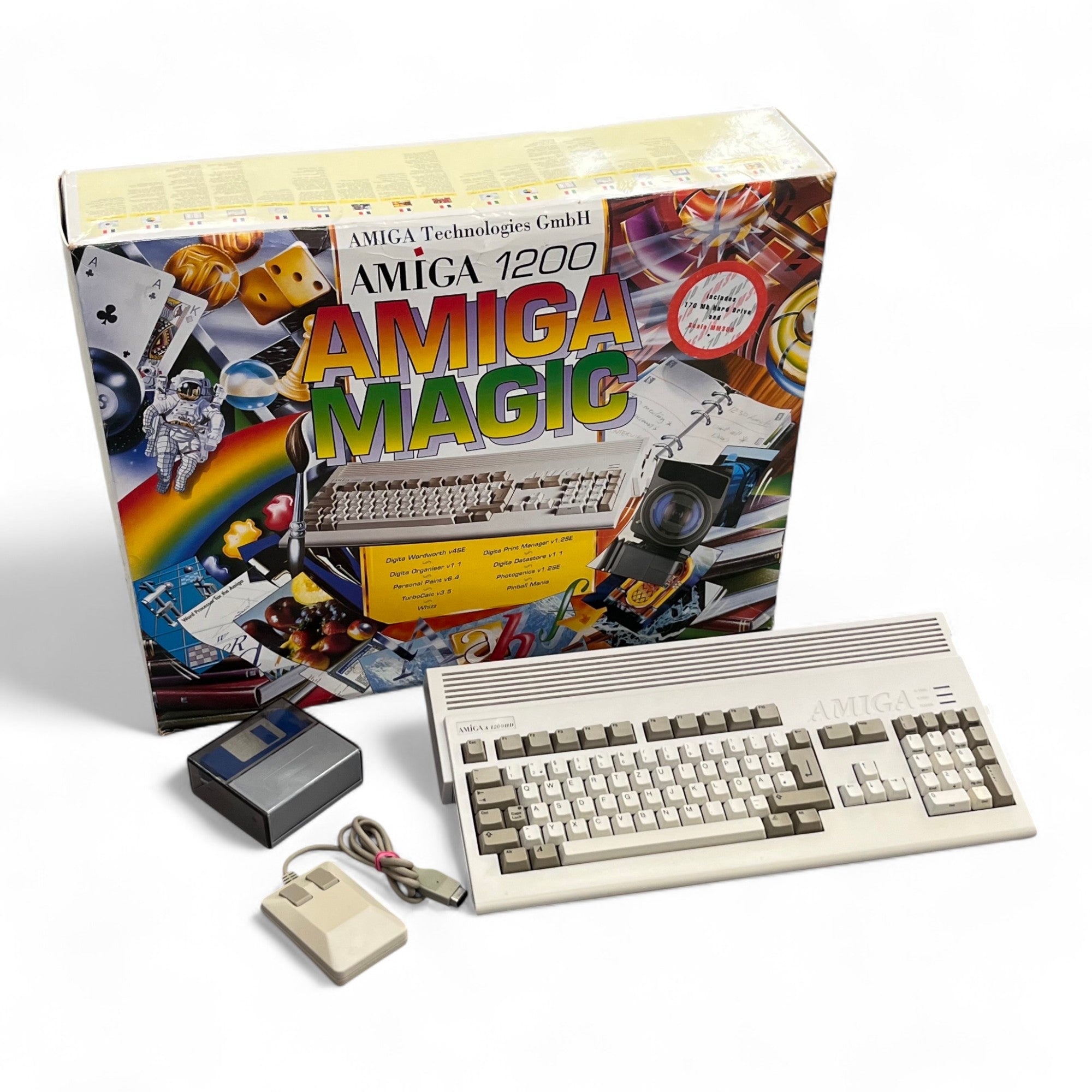 SA 1973: Amiga 1200 A1200 Personal Computer + HDD + Maus