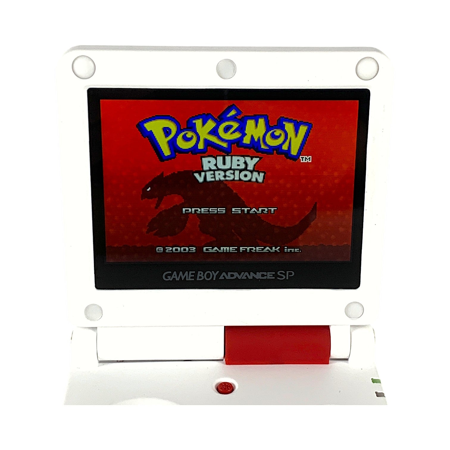 Konsole GBA SP Mario Pilz Aufdruck IPS V3 Touch + OSD