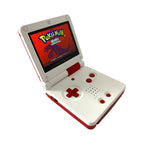 Konsole GBA SP + OSD Mario Pilz Aufdruck IPS V3 Touch