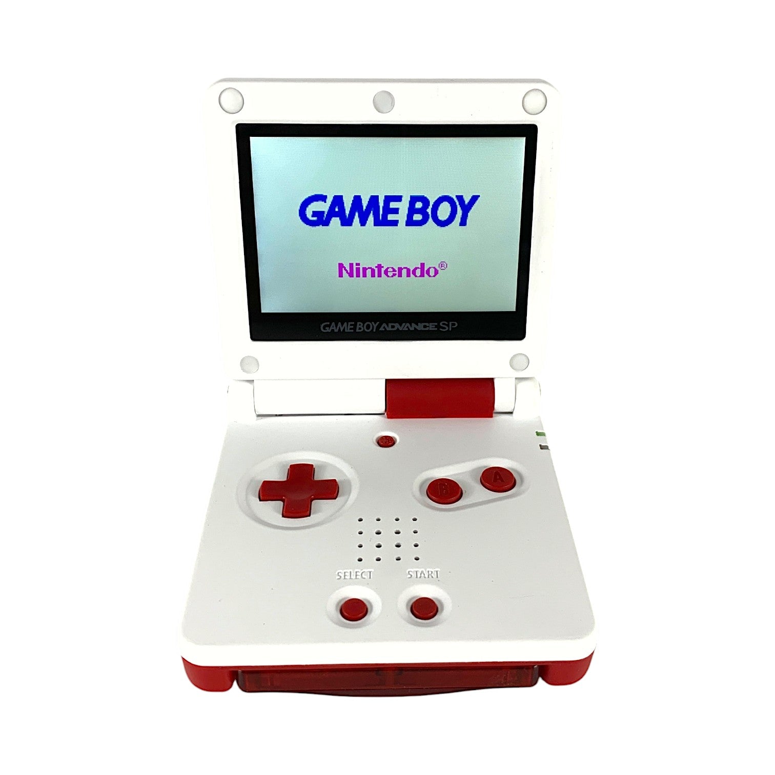 Konsole GBA SP + OSD Mario Pilz Aufdruck IPS V3 Touch