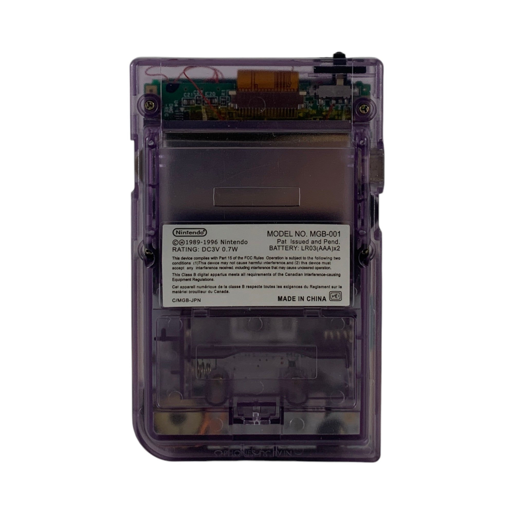 Konsole + Touch clear purple IPS LCD Display Mod