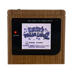 Konsole Classic DMG-01 Holzbraun IPS V5 LCD Display Mod