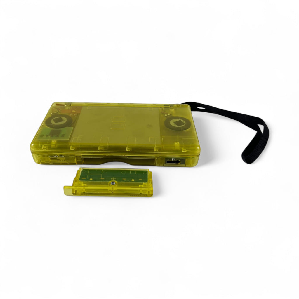 Konsole inkl. Netzteil gelb-transp. Custom Case