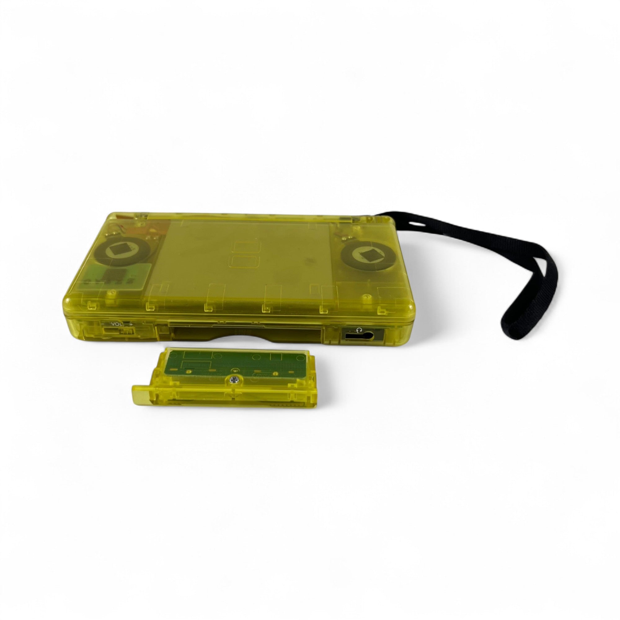 Konsole inkl. Netzteil gelb-transp. Custom Case