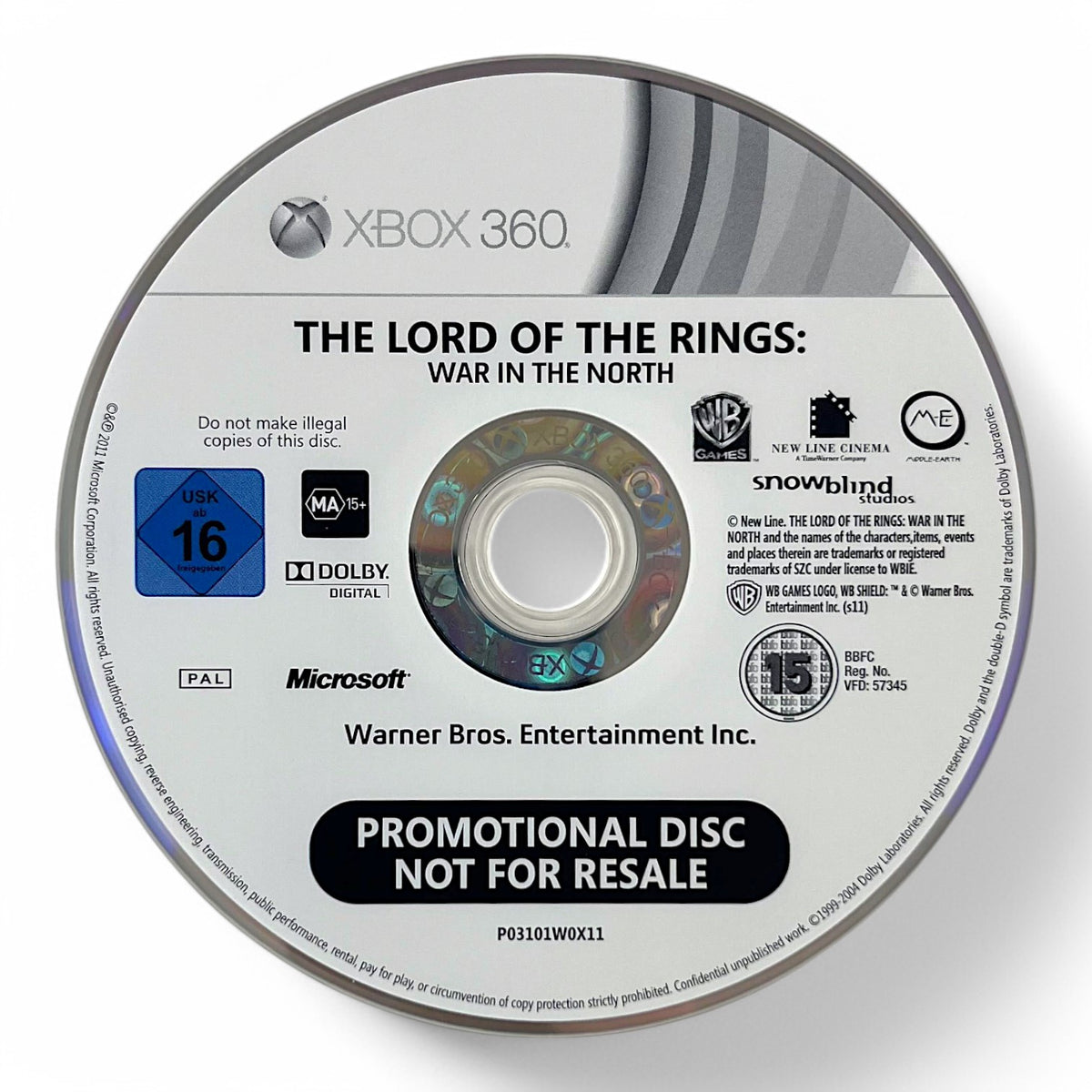 Lord of the Rings: War in the North (GB) — Promo