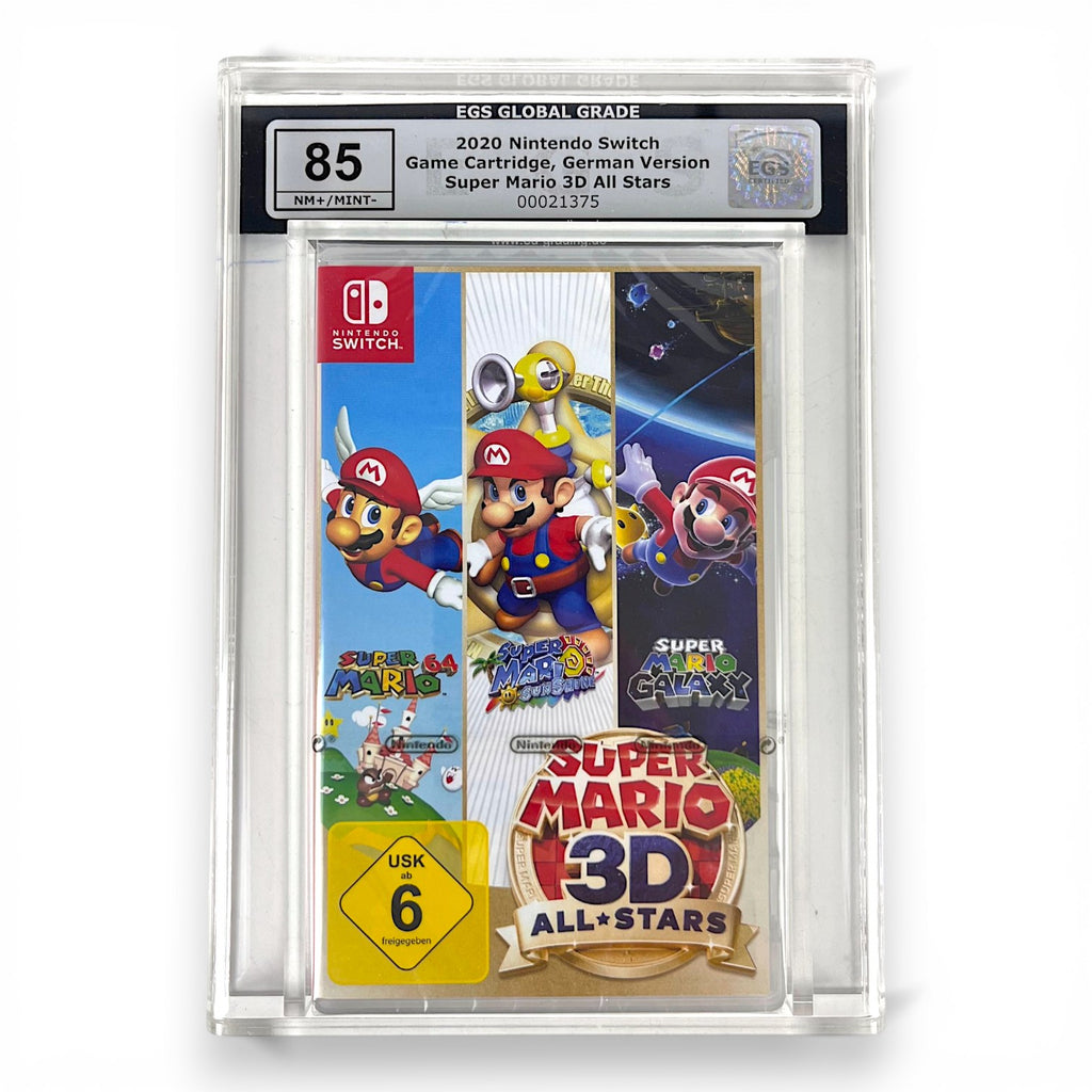Super Mario 3D All Stars EGS Global Grade 85 00021375 · Sammlerstück