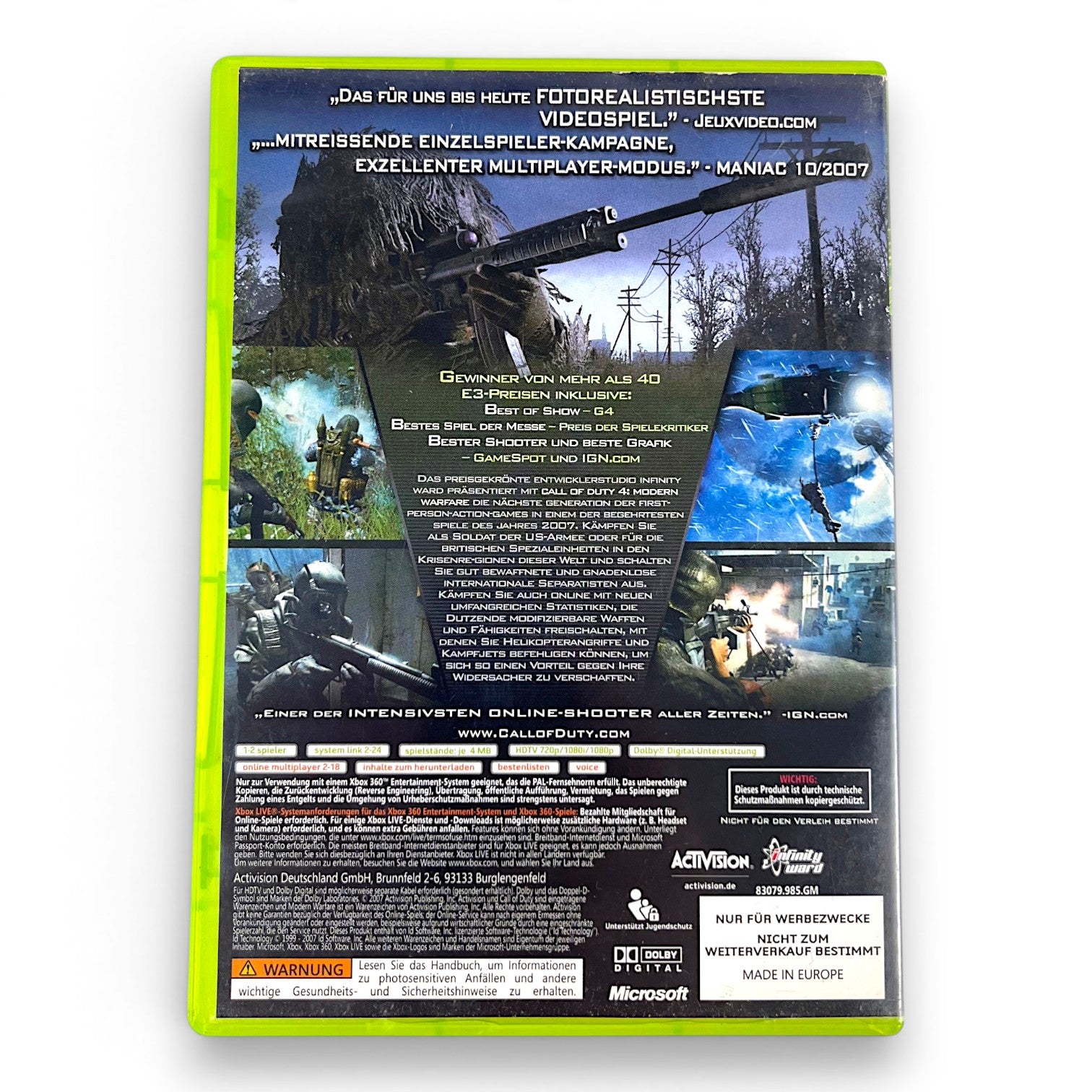 Call of Duty 4: Modern Warfare (DE) — Promo
