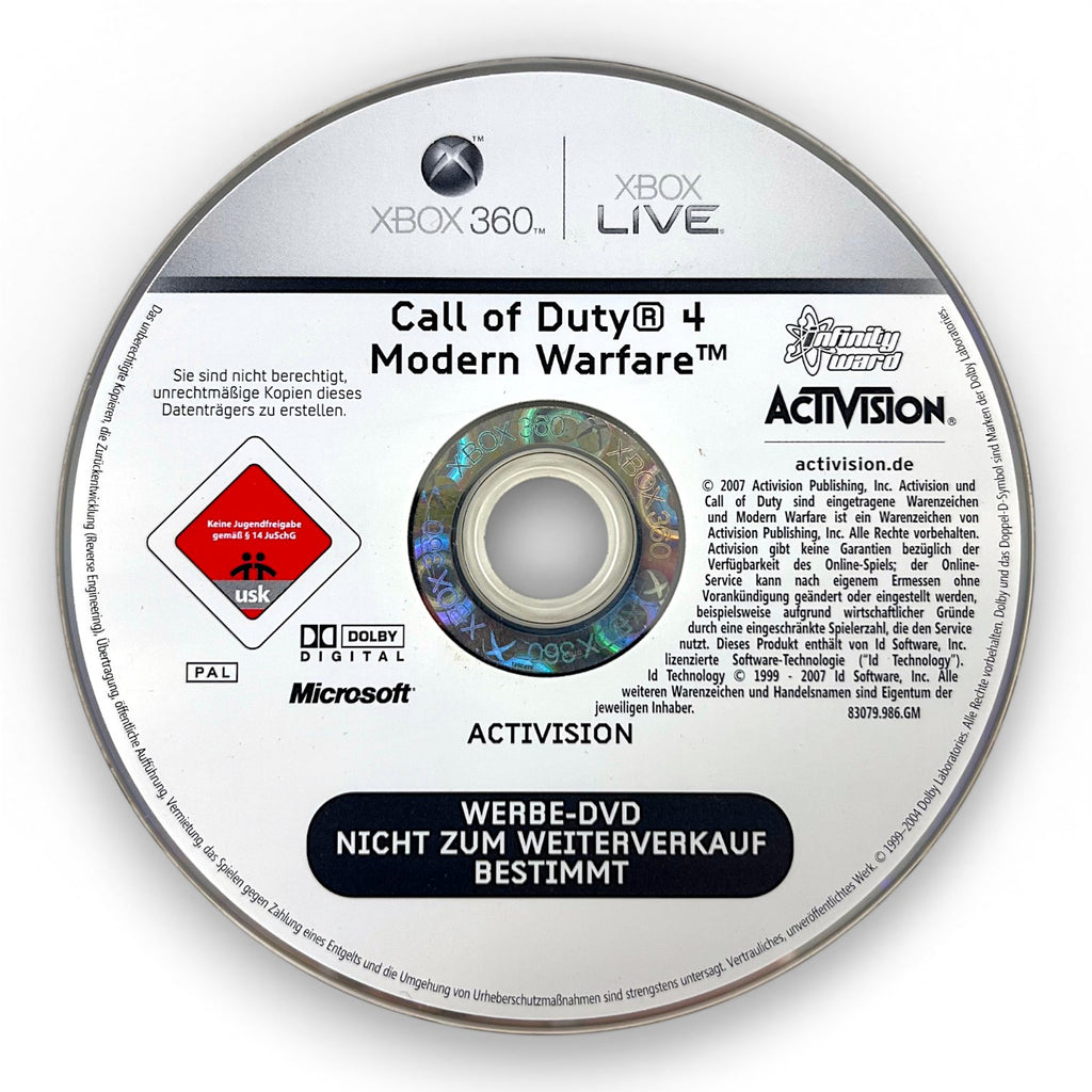 Call of Duty 4: Modern Warfare (DE) — Promo