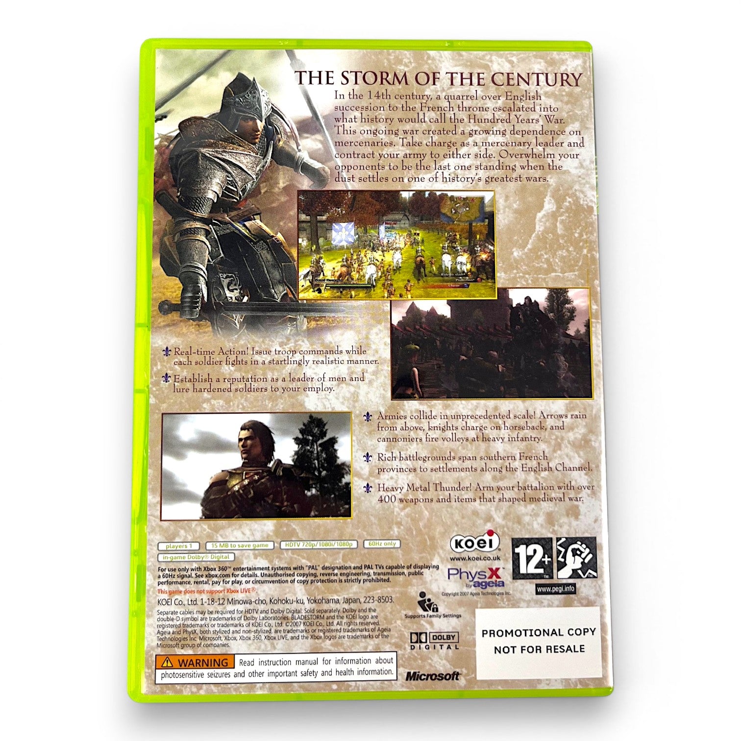 Bladestorm: The Hundred Years War (GB) — Promo