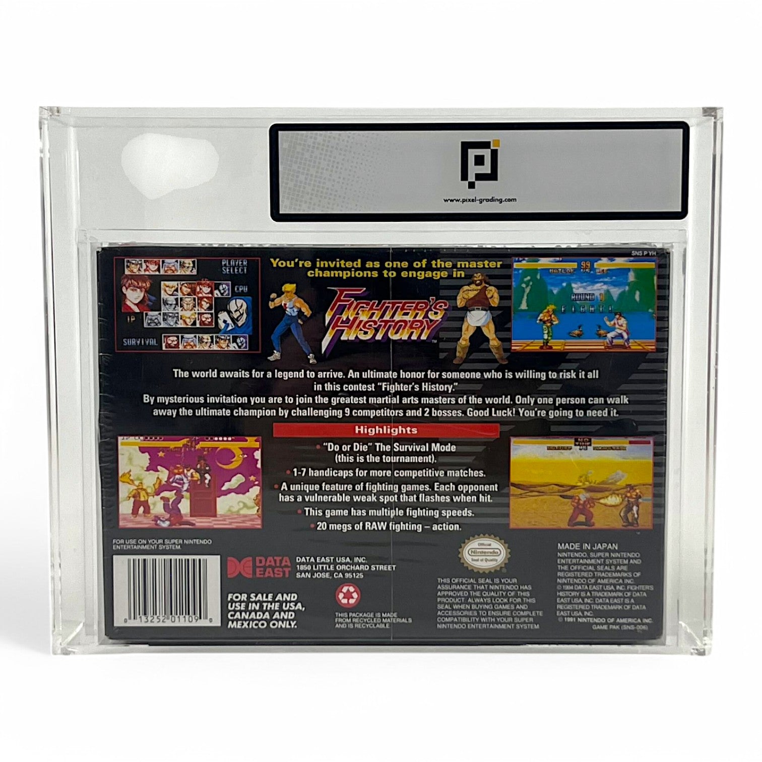 Fighter's History Pixel Grading SEALED 75+ (US) · Sammlerstück