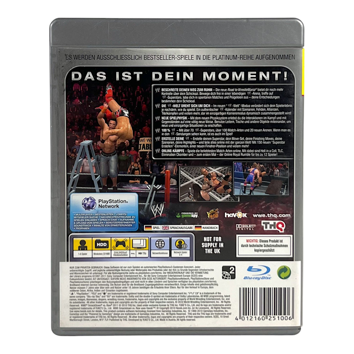 WWE SmackDown vs. RAW 2011 [Platinum] (DE)