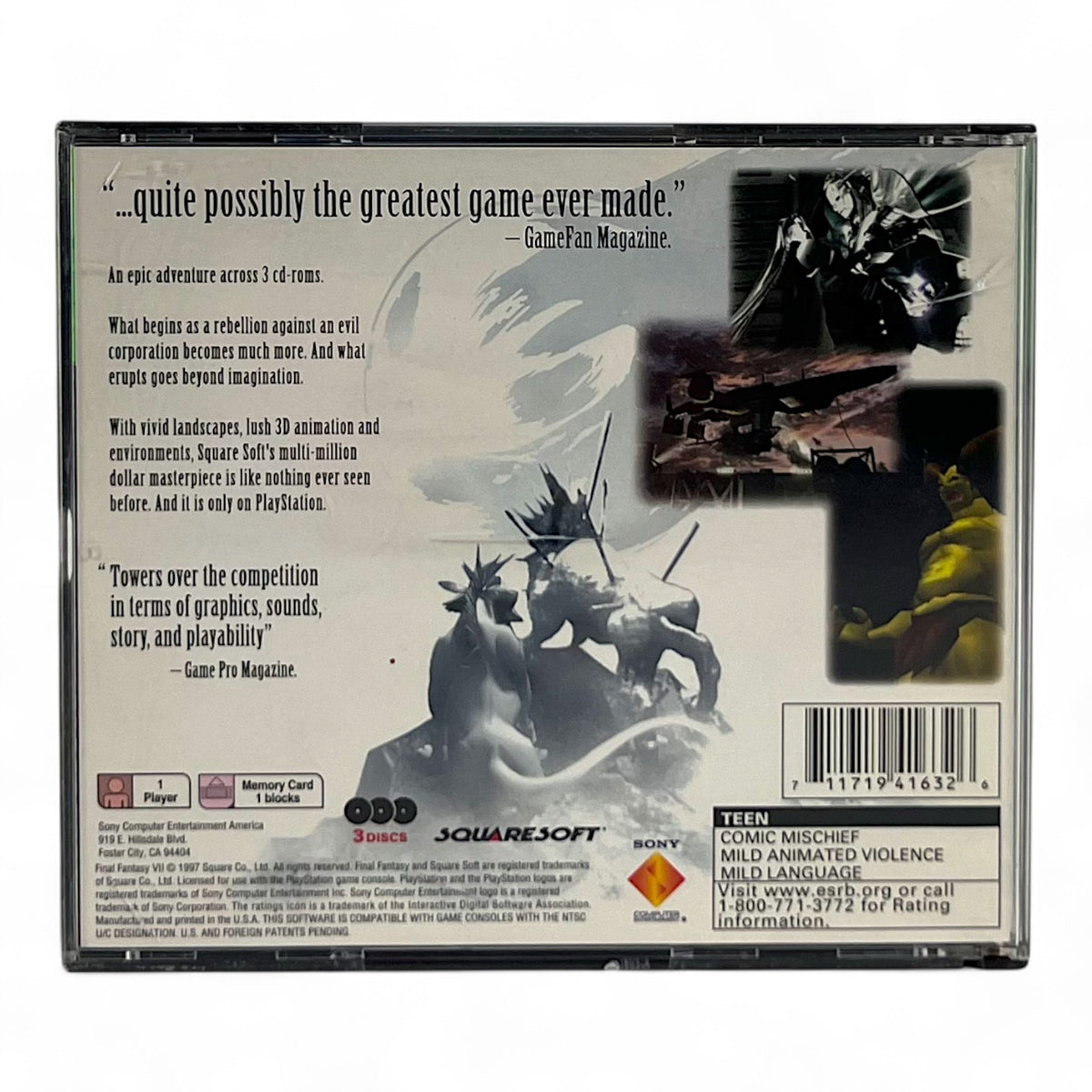 Final Fantasy VII (US) — Greatest Hits