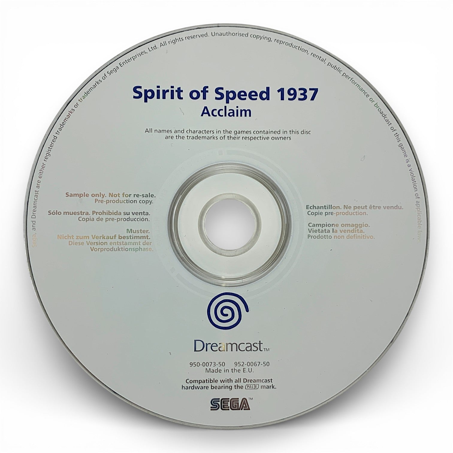 Spirit of Speed 1937 [Whitelabel]