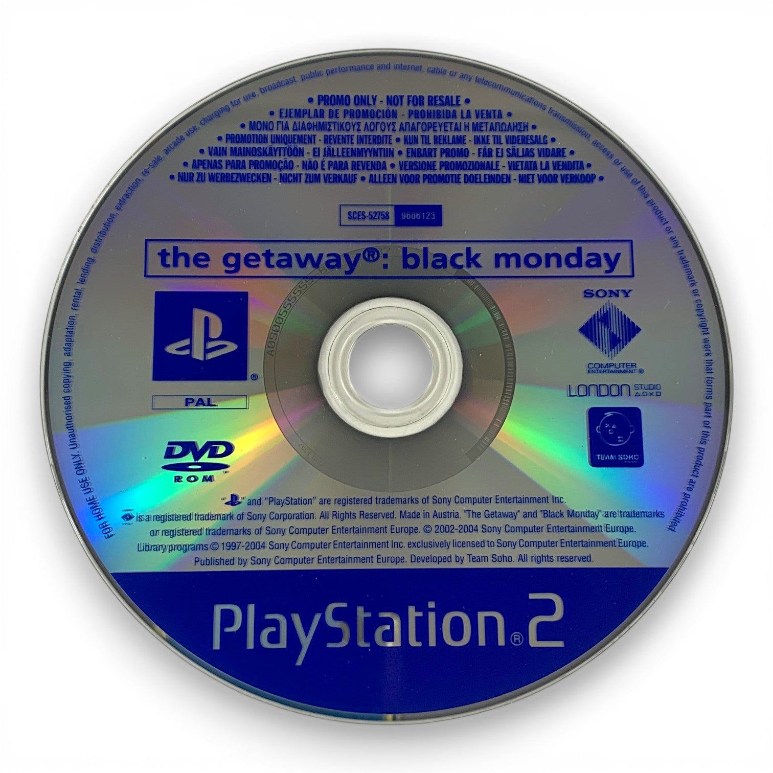 The Getaway: Black Monday — Promo