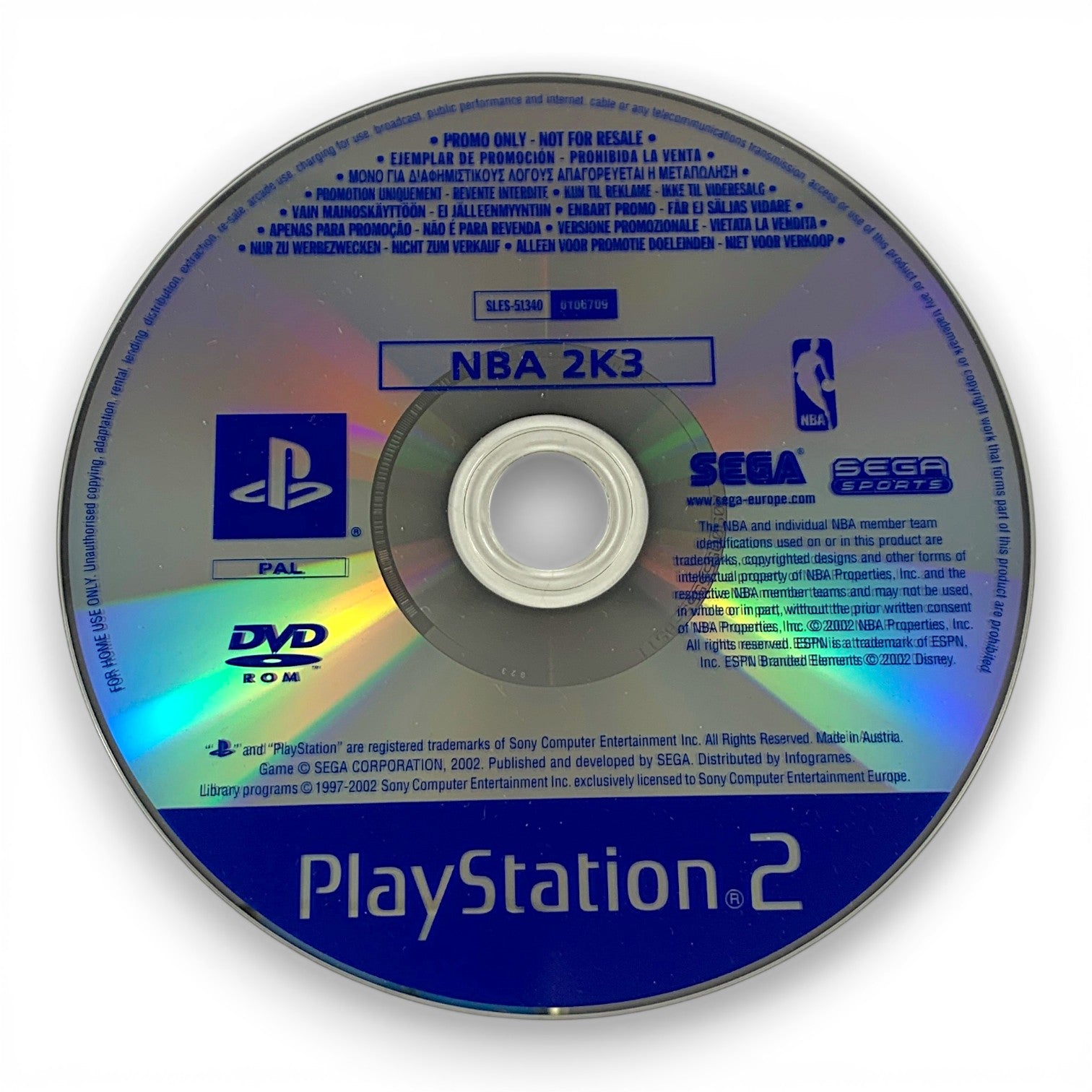 NBA 2K3 — Promo