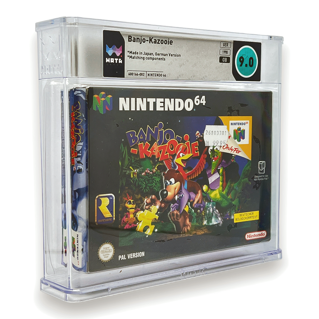 Banjo Kazooie WATA Grading CIB 9.0 (DE) · Sammlerstück