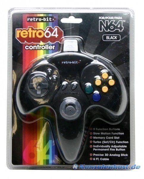 Controller / Pad schwarz [Retro64]