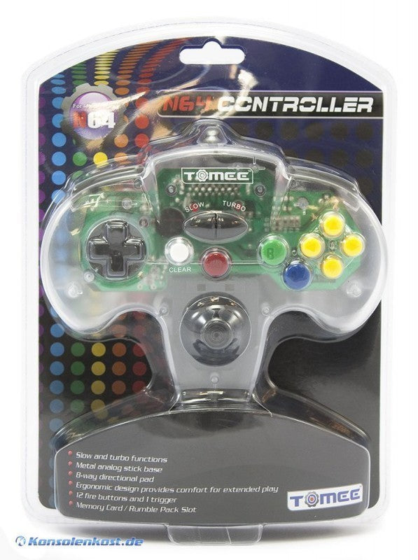 Controller / Pad mit Turbo & Slowmotion transp. [Tomee]