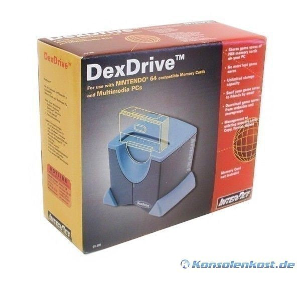 Dex Drive 64: N64 Controller Paks / Memory Cards / Speicherkarten auf dem PC speichern [Interact]