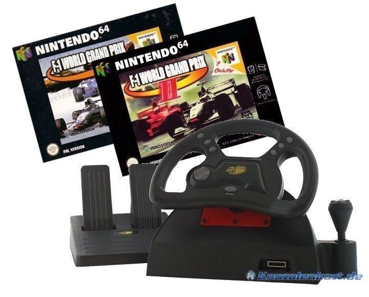 F-1 World Grand Prix 1 & 2 + Madcatz Lenkrad