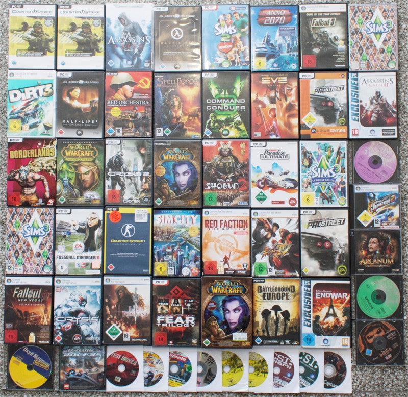 50 Diverse PC Spiele Bundle-79