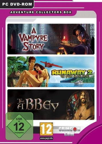 Adventure Collector's Box: A Vampyre Story + Runaway 2: Dream of the Turtle + The Abbey