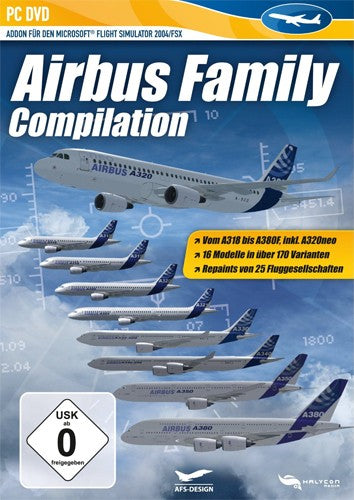 Flight Simulator 2004/FSX: Airbus Family Compilation