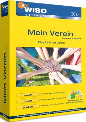 WISO Mein Verein 2013 - Teamwork-Edition