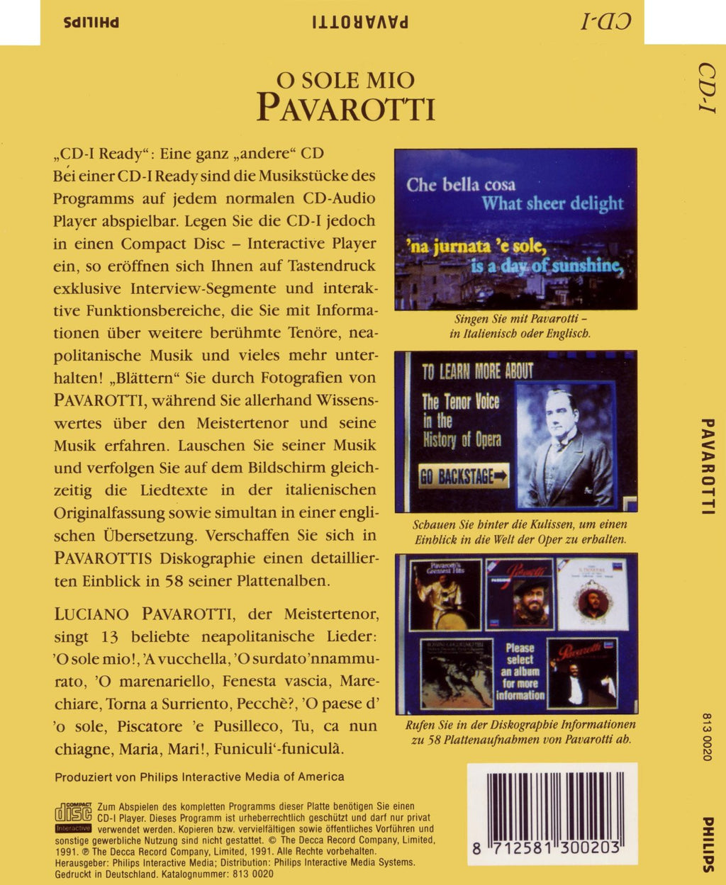 Pavarotti – O Sole Mio (DE)