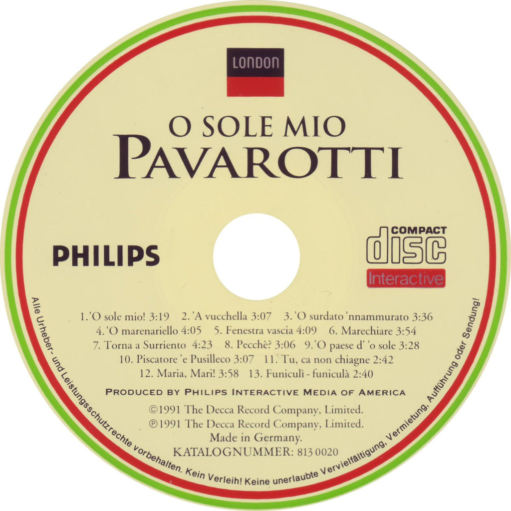 Pavarotti – O Sole Mio (DE)