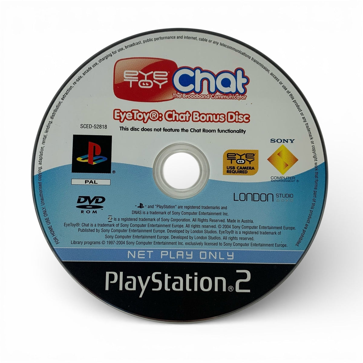 Eye Toy: Chat Bonus Disc SCED-52818