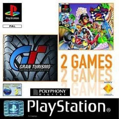 2 in 1 Games Gran Turismo + Motor Toon 2