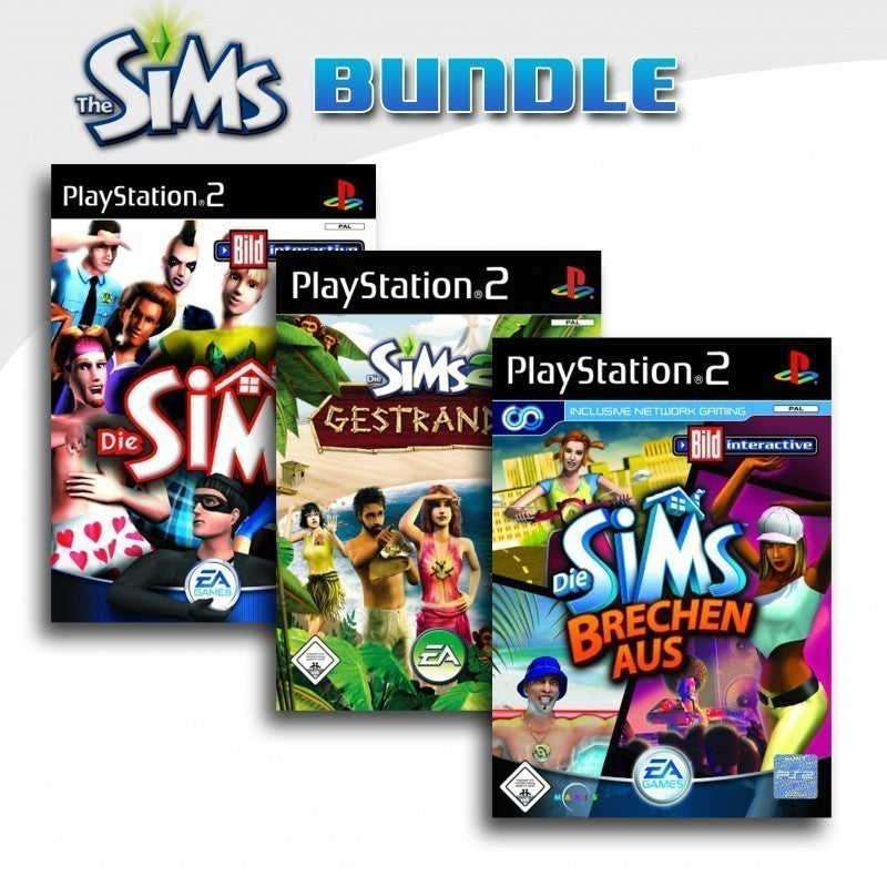 Die Sims + Die Sims 2: Gestrandet + Die Sims brechen aus