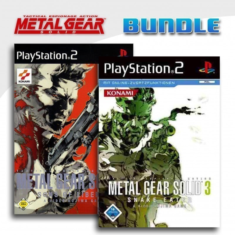Metal Gear Solid 2 - Sons of Liberty + Metal Gear Solid 3 - Snake Eater